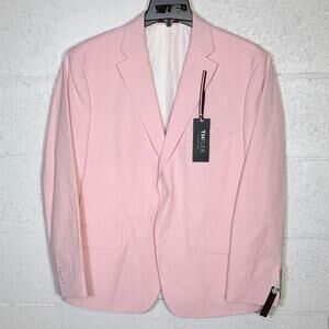 Tommy Hilfiger Men's Modern-Fit Th Flex Stretch Chambray Jacket pink 44S  $360